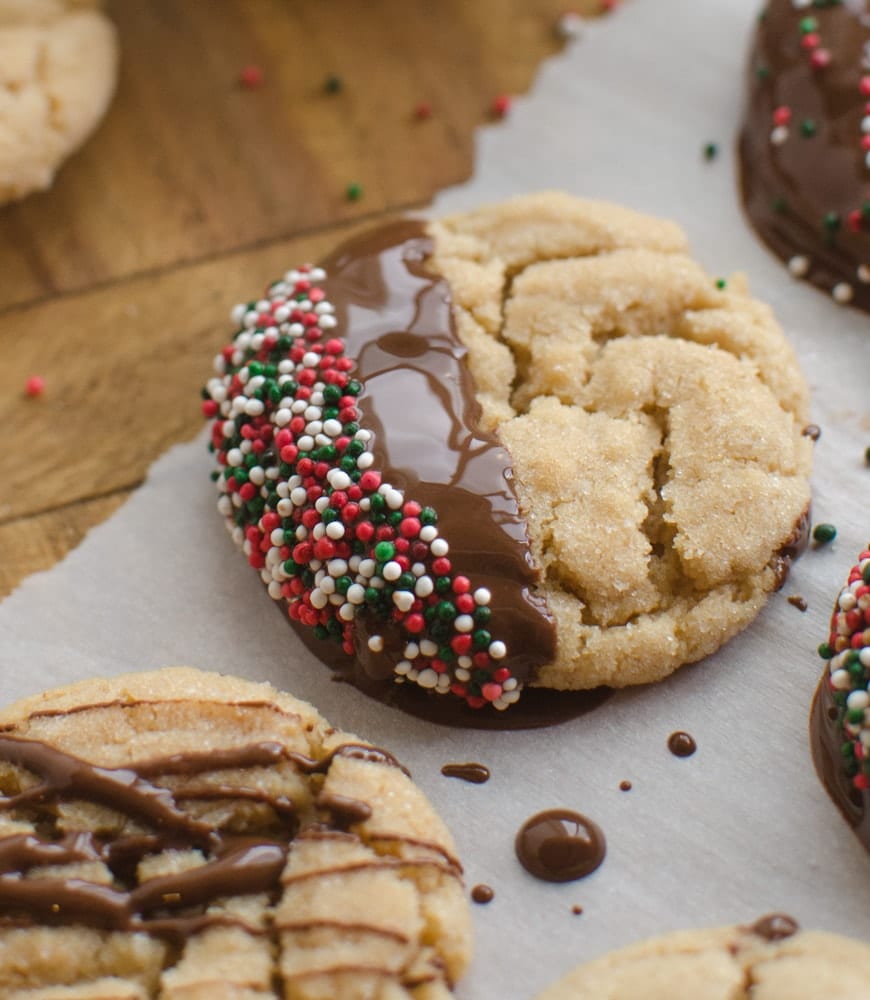 Christmas Peanut Butter Cookies â Bless This Mess